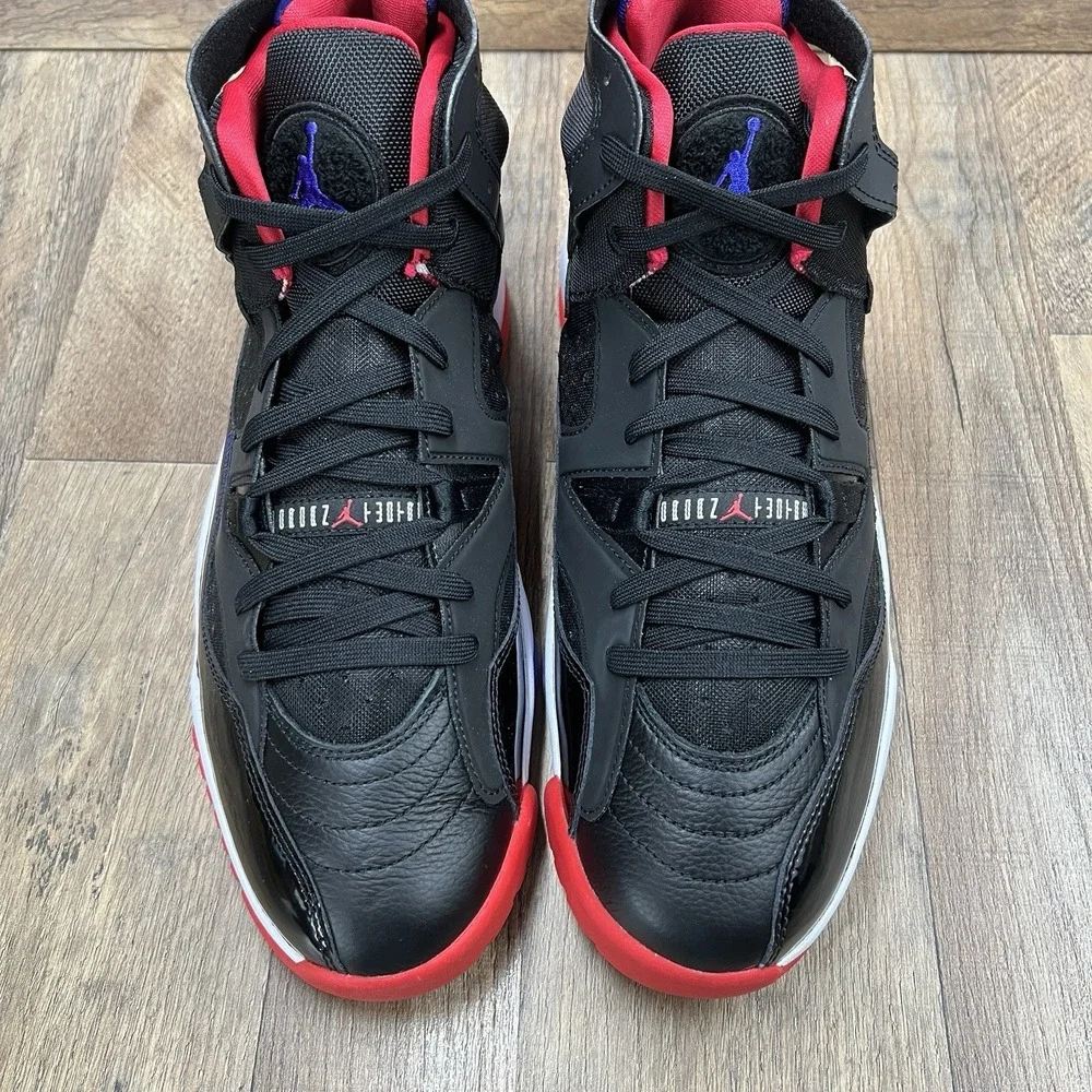 Jordan Two Trey Men's Sneakers Size 12 Black True Red Dark Concord DO1925-001